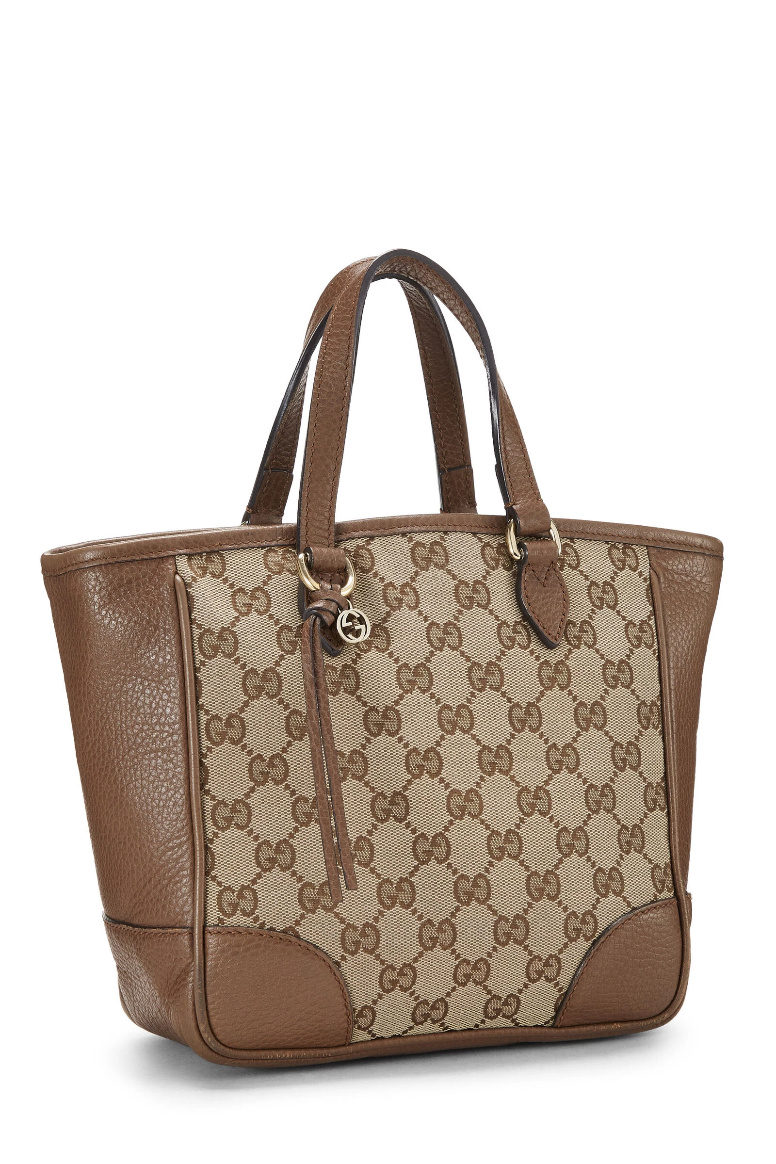 Gucci Brown GG Canvas Bree Top Handle Tote Small 2 Gucci Brown GG Canvas Bree Top Handle Tote Small - Image 2