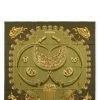 Hermès Green & Multicolor 'Les Cavaliers D'Or' Silk Scarf 90