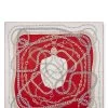 Hermès White & Multicolor 'Reaction En Chaines' Silk Scarf 90