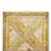 Hermès Yellow & Multicolor 'Brides Et Gris-Gris' Silk Scarf 90