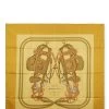 Hermès Yellow & Multicolor 'Brides De Gala' Silk Scarf 90
