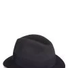 FENDI Charcoal & Black Felt Fedora