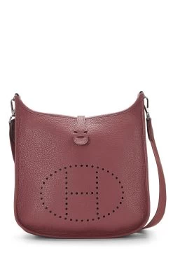 Hermès Bois De Rose Clemence Evelyne I PM