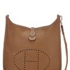 Hermès Kraft Brown Clemence Evelyne III PM
