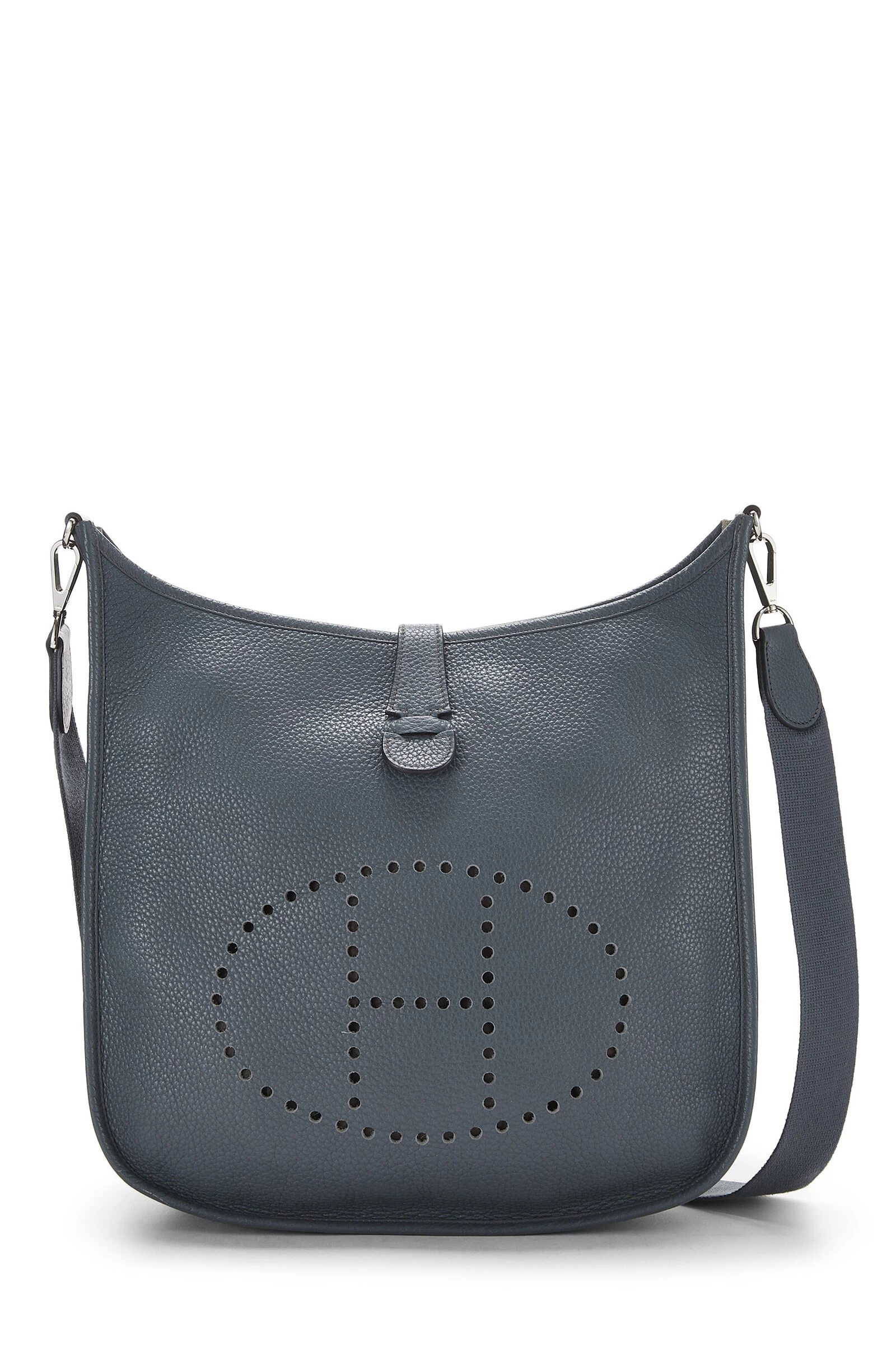 Hermès Blue Orage Clemence Evelyne III GM 1 Hermès Blue Orage Clemence Evelyne III GM