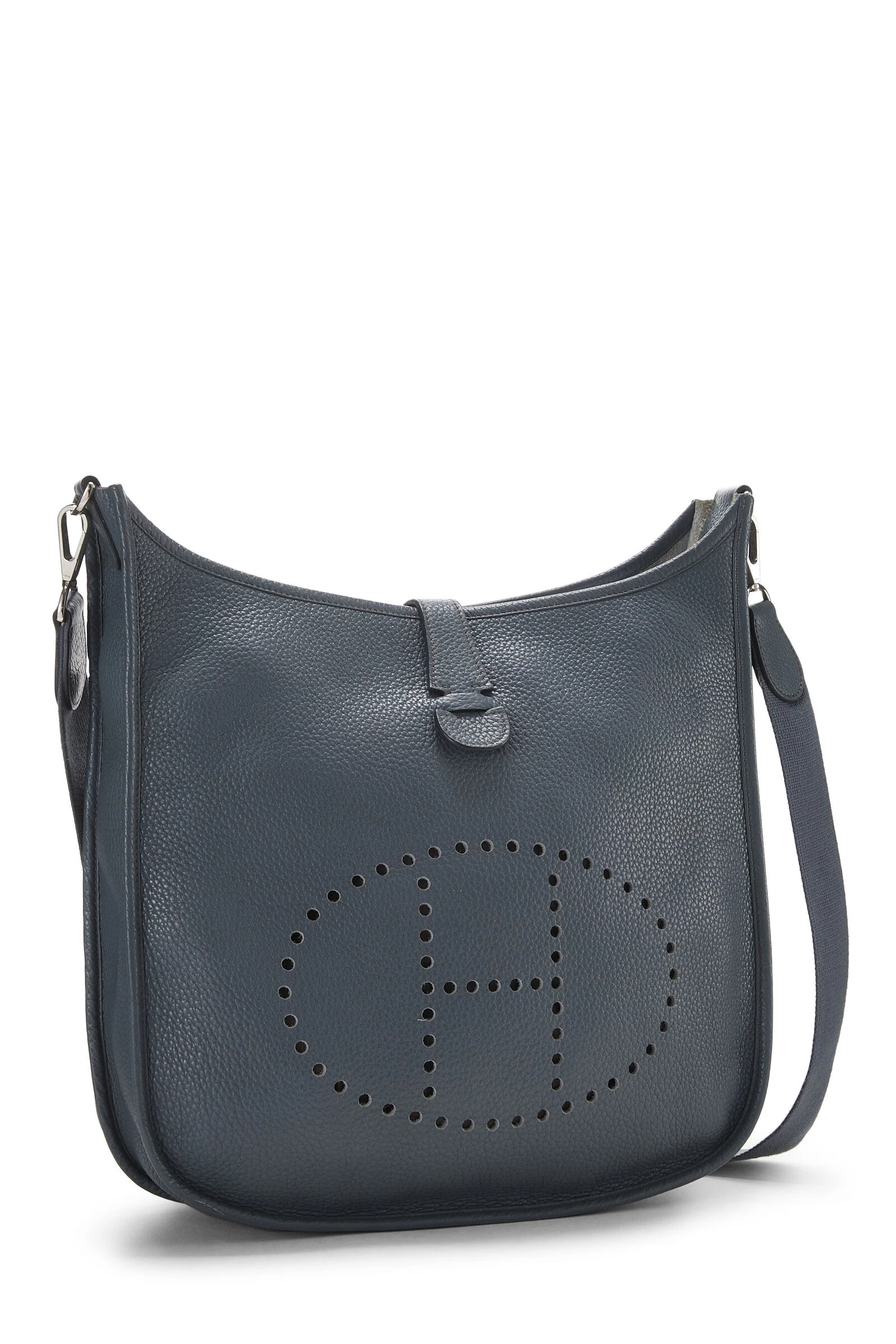 Hermès Blue Orage Clemence Evelyne III GM 2 Hermès Blue Orage Clemence Evelyne III GM - Image 2