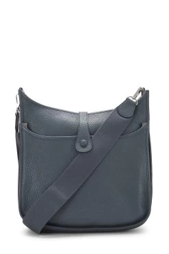 Hermès Blue Orage Clemence Evelyne III GM 9 Hermès Blue Orage Clemence Evelyne III GM -Fashion clothing QGB0HP0JB3054 4