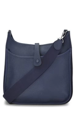 Hermès Blue Saphir Clemence Evelyne III GM -Fashion clothing QGB0HP0JB3055 4