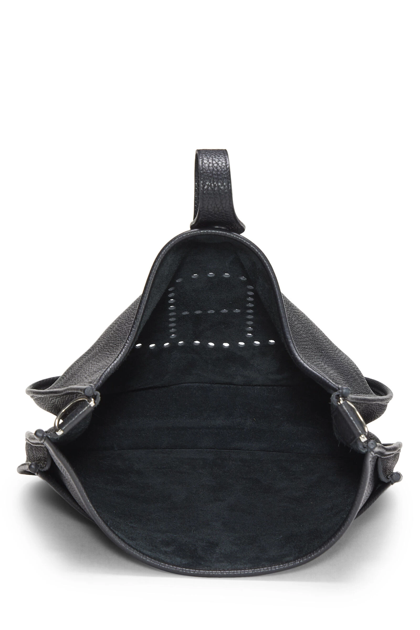 Hermès Black Clemence Evelyne III GM 6 Hermès Black Clemence Evelyne III GM - Image 6