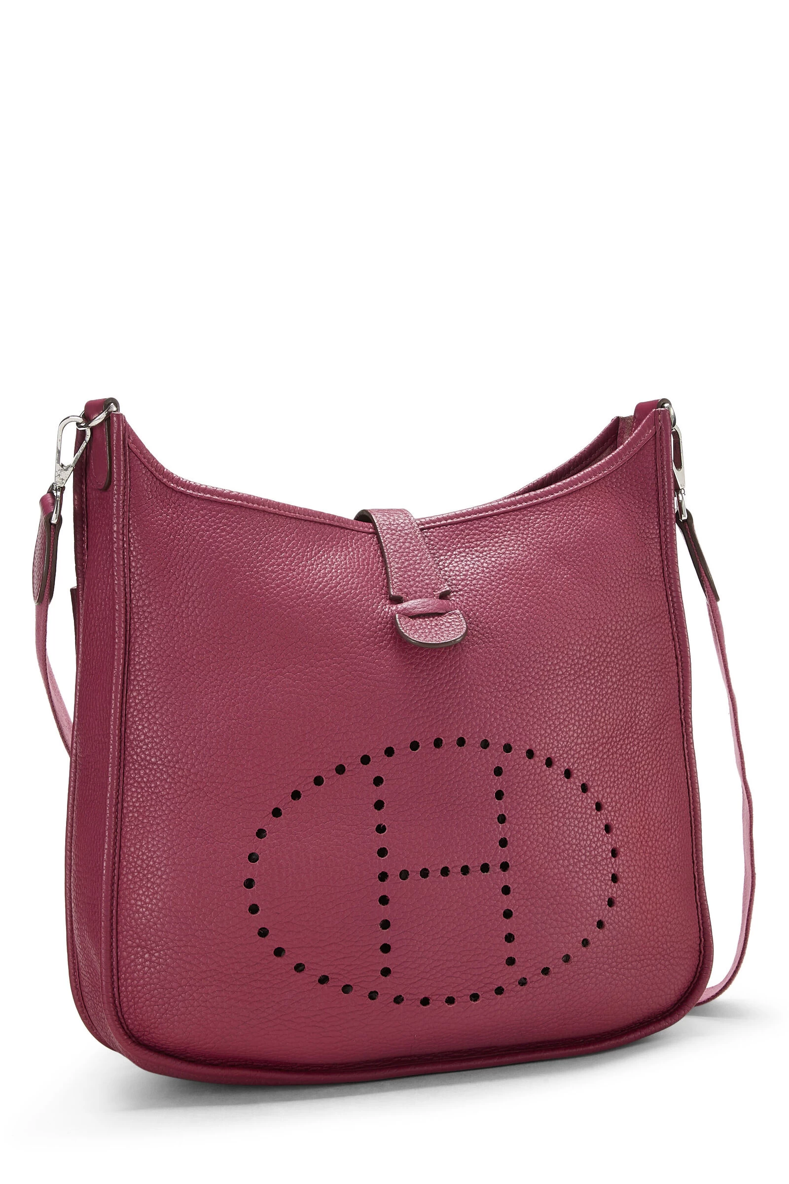 Hermès Pink Clemence Evelyne III PM 2 Hermès Pink Clemence Evelyne III PM - Image 2