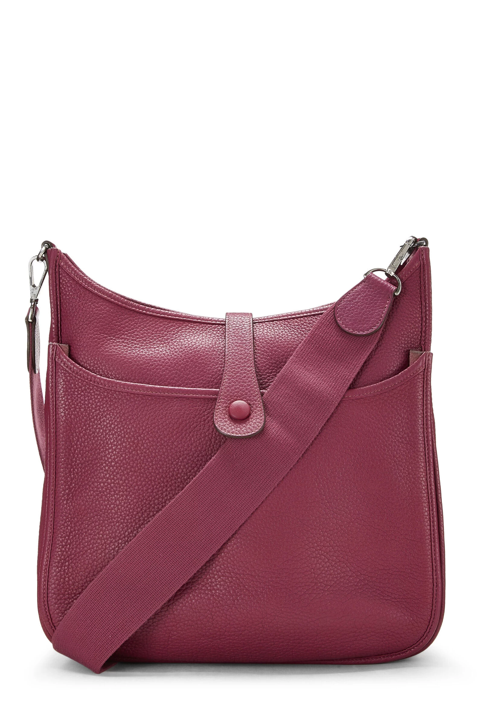 Hermès Pink Clemence Evelyne III PM 4 Hermès Pink Clemence Evelyne III PM - Image 4