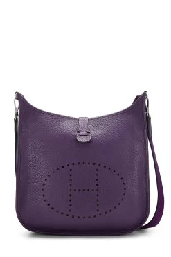 Hermès Ultraviolet Clemence Evelyne III GM