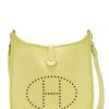 Hermès Yellow Clemence Evelyne III GM