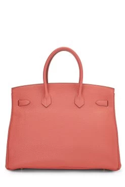 Hermès Rose Jaipur Clemence Birkin 35 -Fashion clothing QGB0I40JPB009 4