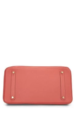 Hermès Rose Jaipur Clemence Birkin 35 -Fashion clothing QGB0I40JPB009 5