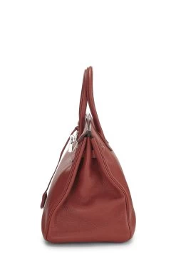 Hermès Rouge Venitienne Clemence Birkin 35 -Fashion clothing QGB0I40JRB011 3