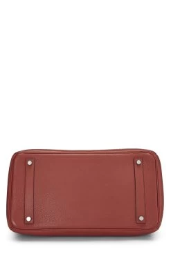 Hermès Rouge Venitienne Clemence Birkin 35 -Fashion clothing QGB0I40JRB011 5