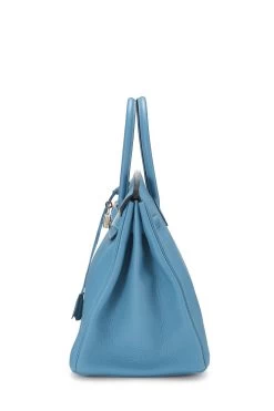 Hermès Turquoise Blue Togo Birkin 35 -Fashion clothing QGB0I432BB022 3