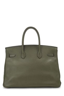 Hermès Vert Olive Togo Birkin 35 -Fashion clothing QGB0I432GB011 4