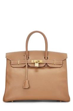 Hermès Gold Courchevel Birkin 35