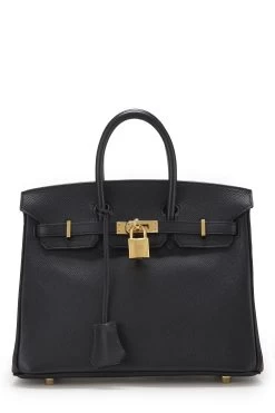 Hermès Black Epsom Birkin 25