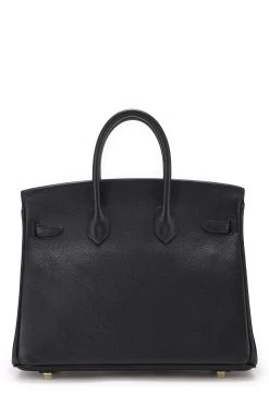 Hermès Black Epsom Birkin 25 -Fashion clothing QGB0MO12KB002 4