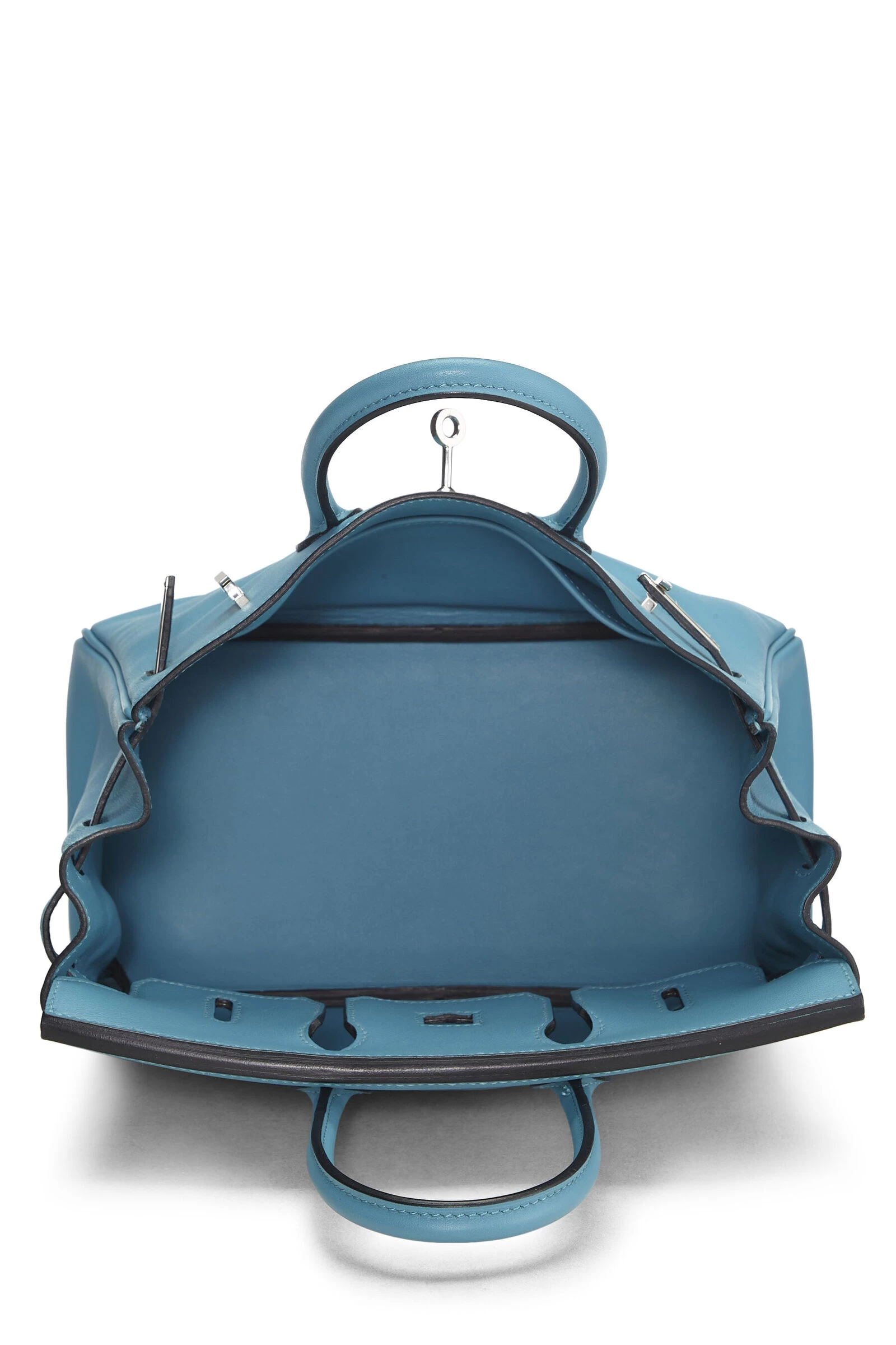 Hermès Turquoise Blue Swift Birkin 25 6 Hermès Turquoise Blue Swift Birkin 25 - Image 6
