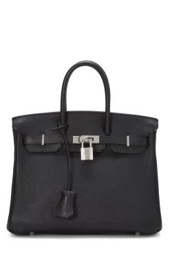 Hermès Black Togo Birkin 25