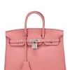 Hermès Rose Lipstick Togo Birkin 25