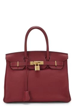 Hermès Rouge Grenat Togo Birkin 30