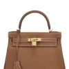 Hermès Gold Togo Kelly Retourne 28