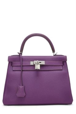 Hermès Cassis Togo Kelly Retourne 28