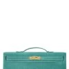 Hermès Vert Verone Doblis Kelly Cut