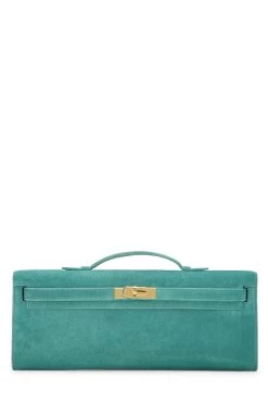 Hermès Vert Verone Doblis Kelly Cut
