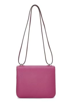 Hermès Rose Purple Epsom Constance 18 9 Hermès Rose Purple Epsom Constance 18 -Fashion clothing QGBCTA12UB000 4