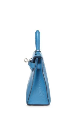 Hermès Blue Frida Chevre Kelly Sellier 20 Mini NM -Fashion clothing QGBDOC0IB9001 3