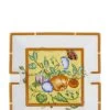 Hermès Orange & White Square Porcelain Ashtray