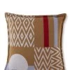 Hermès Camel & Multicolor Wool Enigmatic Pillow