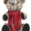 Gucci Beige Nova Check Fabric Teddy Bear