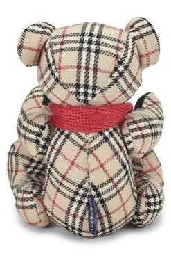 Gucci Beige Nova Check Fabric Teddy Bear -Fashion clothing QKHHDF4XIB000 3
