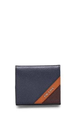 Prada Black & Red Saffiano Coin Purse