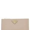 Prada Pink Saffiano Continental Wallet