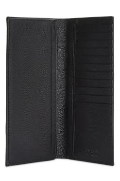 Prada Black Saffiano Long Wallet 7 Prada Black Saffiano Long Wallet -Fashion clothing QNA0LY3RKB054 4