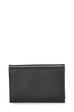 Prada Black Saffiano Card Holder -Fashion clothing QNA0OO3RKB027 3