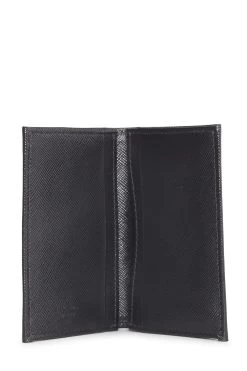 Prada Black Saffiano Card Holder -Fashion clothing QNA0OO3RKB027 4