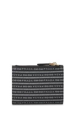Prada Black Saffiano Logo Compact Wallet Small 6 Prada Black Saffiano Logo Compact Wallet Small -Fashion clothing QNA4CZ3RKH000 3