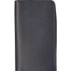 Prada Navy Saffiano Zip Around Wallet