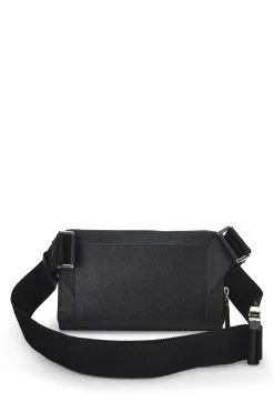 Prada Black Saffiano Belt Bag 7 Prada Black Saffiano Belt Bag -Fashion clothing QNB0013RKB002 4