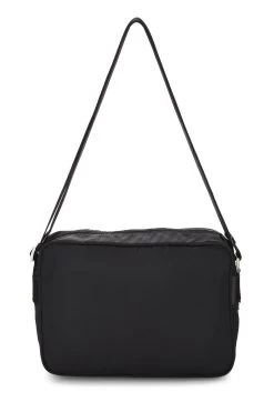 Prada Black Nylon Shoulder Bag -Fashion clothing QNB05921KB119 4