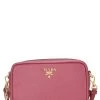 Prada Pink Saffiano Crossbody Mini